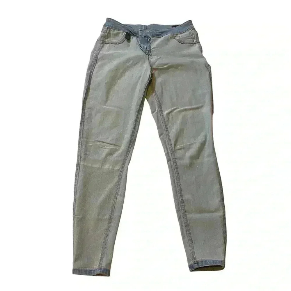Crave By Cp Women's Mid-rise Ankle Skinny Elastic Jeans Light Wash Size 9/29 - Picture 10 of 16